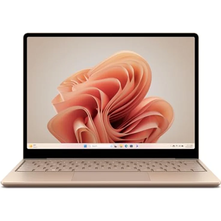 Microsoft Surface Laptop Go 3 | 12,45" Laptop | Intel Core i5 | 256GB SSD | 16GB RAM | Windows 11 Home | Sandstein | 2023 Modell – Bild 1