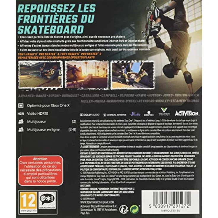 Tony Hawk's Pro Skater 1 + 2 (FR/Multi in Game) – Bild 2