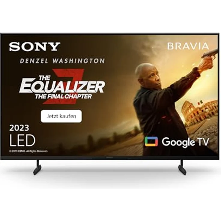 Sony BRAVIA, KD-50X80L, 50 Zoll Fernseher, LED, 4K HDR, Google TV, Smart TV, Works with Alexa, BRAVIA CORE, TRILUMINOS PRO, HDMI 2.1, Gaming-Menü mit ALLM – Bild 1