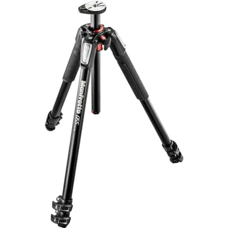 Manfrotto MT055XPRO3 055 Aluminium Stativ (Inkl. 3 Segmenten), schwarz – Bild 2