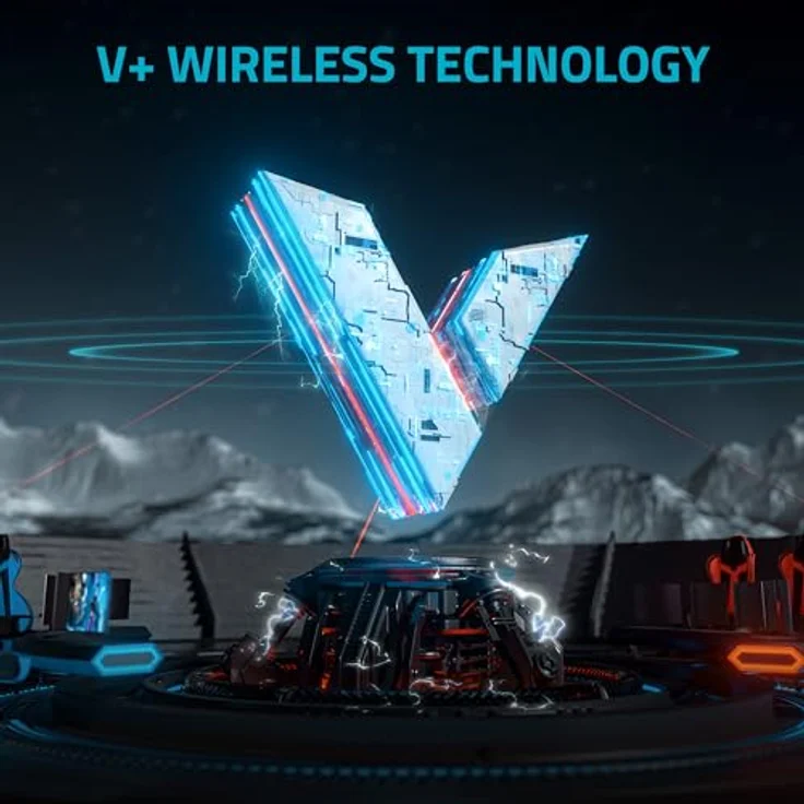 Rapoo VT0Mini, 26000 DPI Gaming Maus mit 2.4 GHz, 650 IPS, 50G, Schwarz – Bild 10