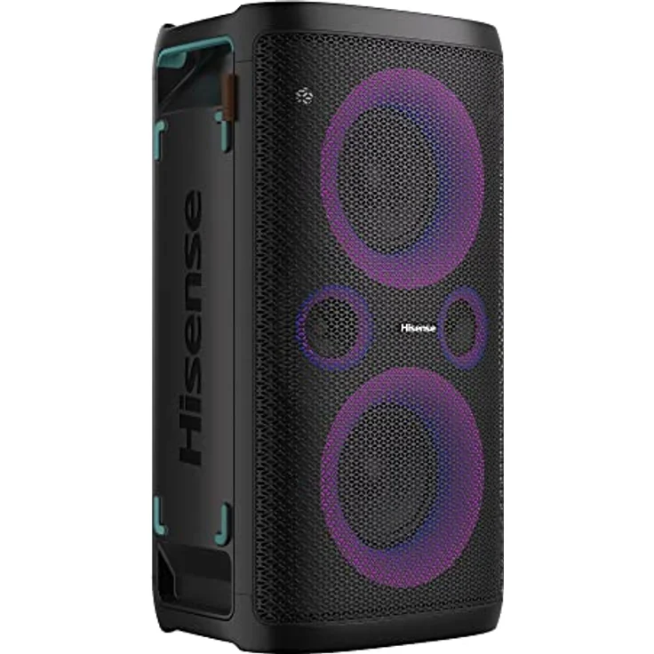 Hisense Soundbar PartyStorm 1, 300W Bluetooth-Lautsprecher mit 5 Lichteffekten, IPX4 wasserdicht, kabelloses Laden, Karaoke-Modus – Bild 4