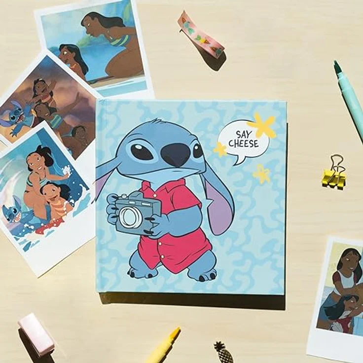 Grupo Erik Disney Stitch Selbstklebendes Fotoalbum, hochwertig mit viel Platz für Erinnerungen – Bild 5