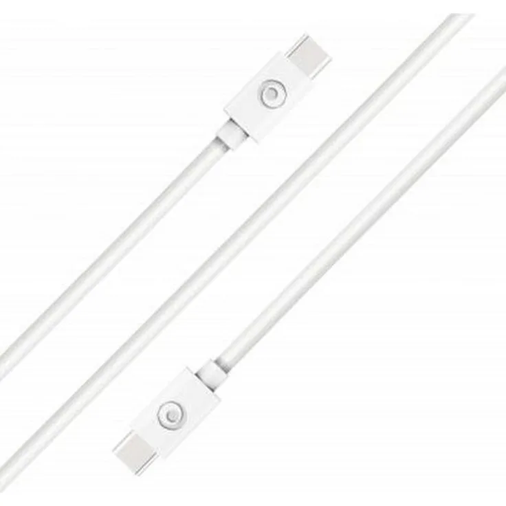 Bigben Connected USB C / USB C 3A Power Delivery Lade- und Synchronisationskabel, 2m, Weiß