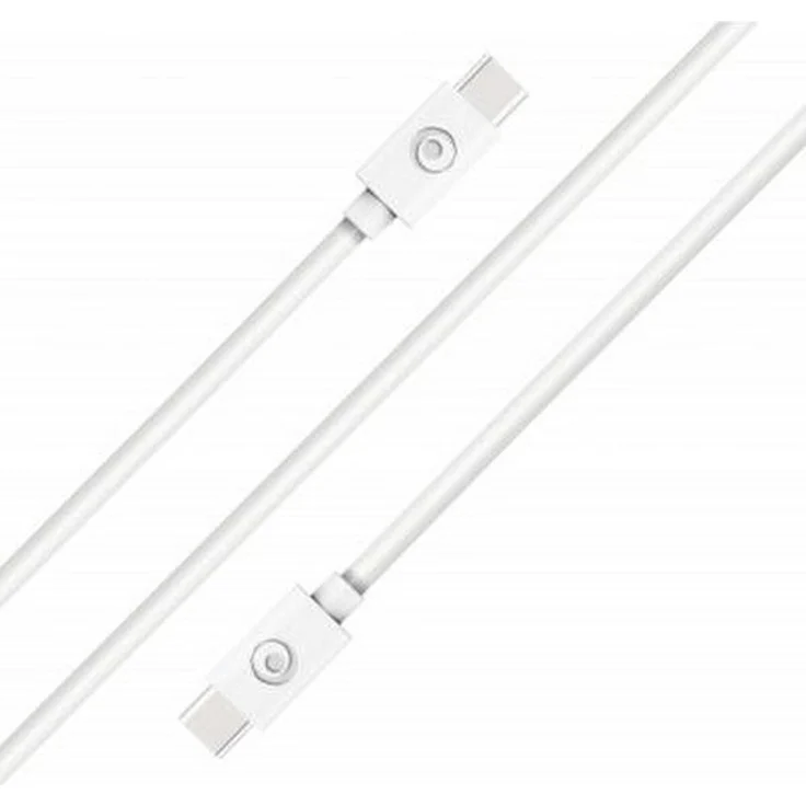 Bigben Connected USB C / USB C 3A Power Delivery Lade- und Synchronisationskabel, 2m, Weiß