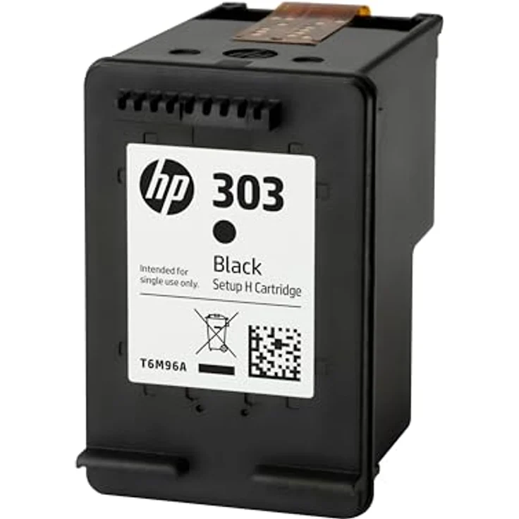 HP 303 Tintenpatrone, 2er-Pack pigmentiertes Schwarz, Cyan, Magenta, Gelb, Original – Bild 3