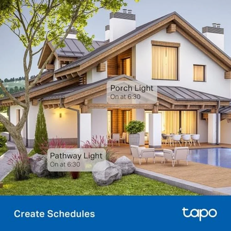 TP-Link Tapo P410M, Smart Outdoor WiFi-Steckdose mit IP54 Schutz, Energieverbrauchsüberwachung und Sprachsteuerung – Bild 9