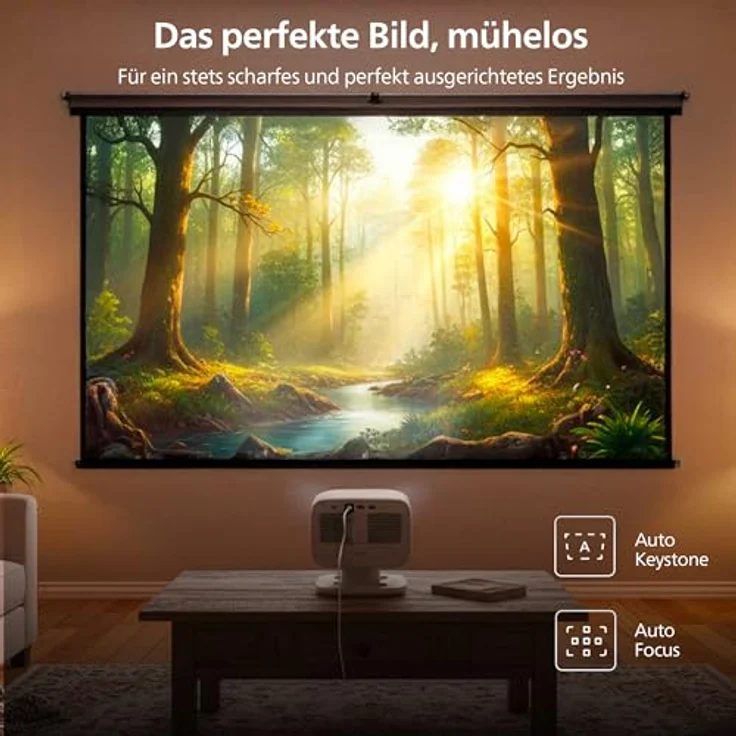 Philips NeoPix 450, HD Beamer mit 1280 x 720 Pixel Auflösung, Kontrastverhältnis 3000:1, Weiss – Bild 6