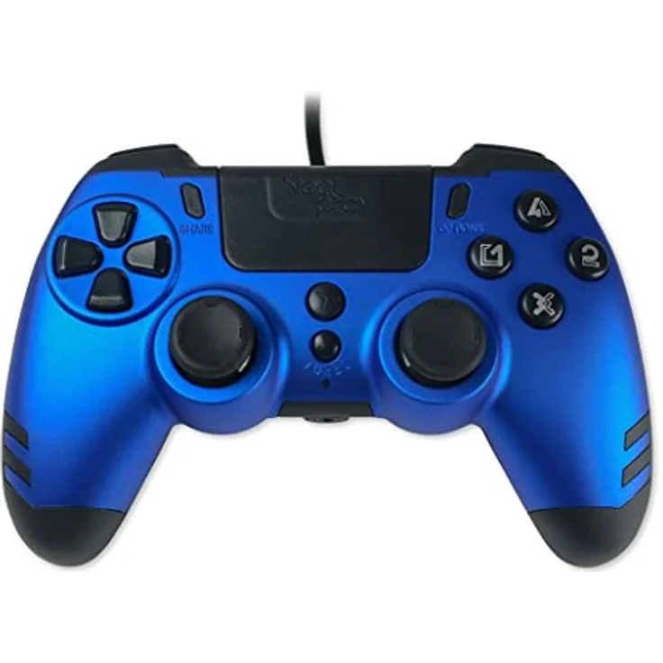 Steelplay Slim Pack Sapphire PC/PS4-Controller Silber - Kabelgebundenes Game Pad, für PC, Sony PlayStation 3 und Sony PlayStation 4 – Bild 2