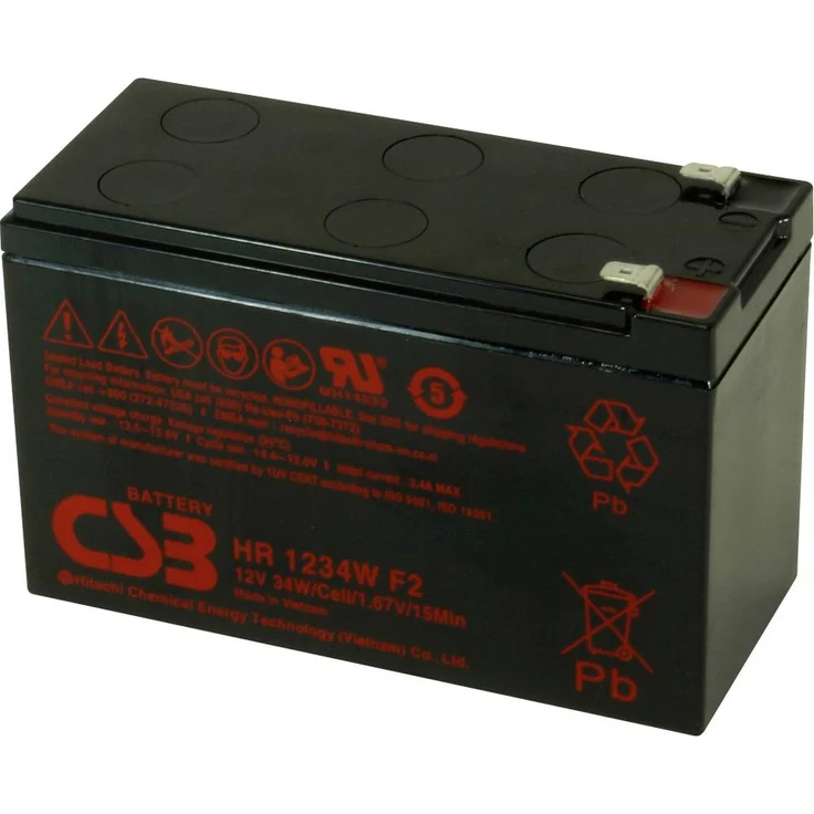 CSB Battery Ersatzbatterie, Bleibatterie in Erstausrüsterqualität, 1 Stück