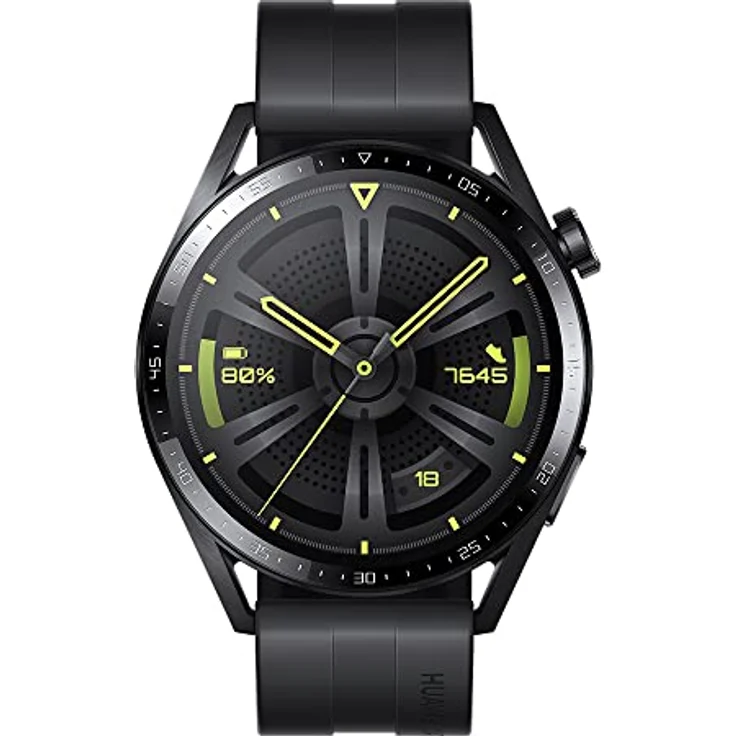 Huawei Watch GT 3 46mm Active-Version, Persönlicher Trainer, Pulsometer, 1,43" AMOLED, Bluetooth Verbindung, Schwarz, 55028445 – Bild 1