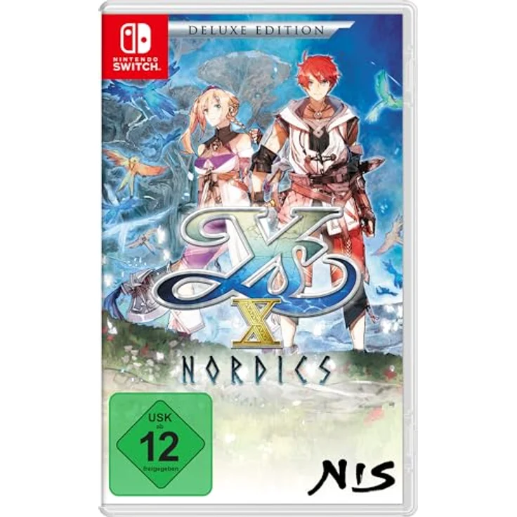 NIS America Ys X: Nordics - Deluxe Edition (Nintendo Switch) - Cross Action System, Die Macht von Mana, Seemannsgarn, inkl. digitalem Soundtrack und Mini-Art-Book – Bild 1