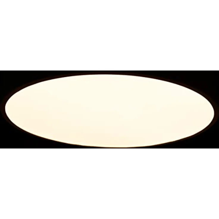 McShine - Led Deckenleuchte Wifi Deckenlampe dimmbar 35W, rund schwarz, RGB einstellbar per App, 3000K-6500K, Ø400xH50mm für Kinderzimmer, Wohnzimmer, Küche, Schlafzimmer – Bild 4