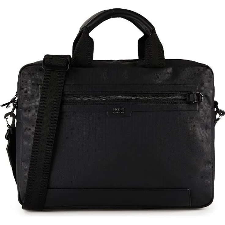 Boss Cullen Aktentasche, 39 cm mit Laptopfach aus 100% Polyurethan, schwarz