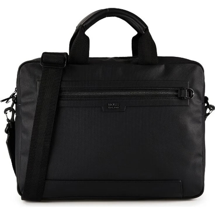 Boss Cullen Aktentasche, 39 cm mit Laptopfach aus 100% Polyurethan, schwarz