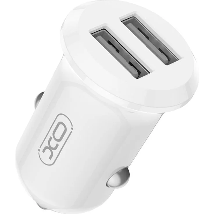 XO Kfz-Ladegerät CC67, 12W 2x USB-A Anschlüsse, weiß