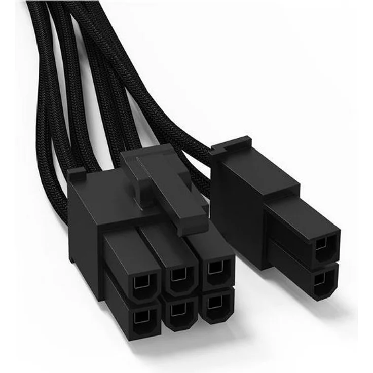 be quiet! Power Cable CP-6610 PC-Netzteil (BC070, PCIe 6+2-pin, 600 mm, Schwarz) – Bild 1
