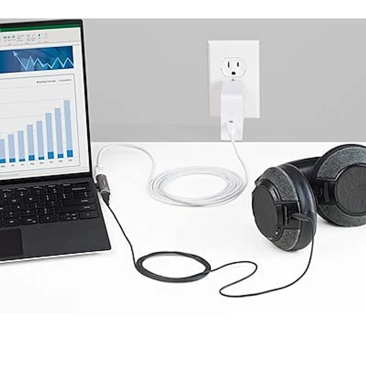 StarTech.com USB-C-Audio- und Ladeadapter – USB-C Audio-Adapter mit USB-C Audio-Kopfhörer-Headset-Anschluss und 60 W USB-Typ – Bild 2