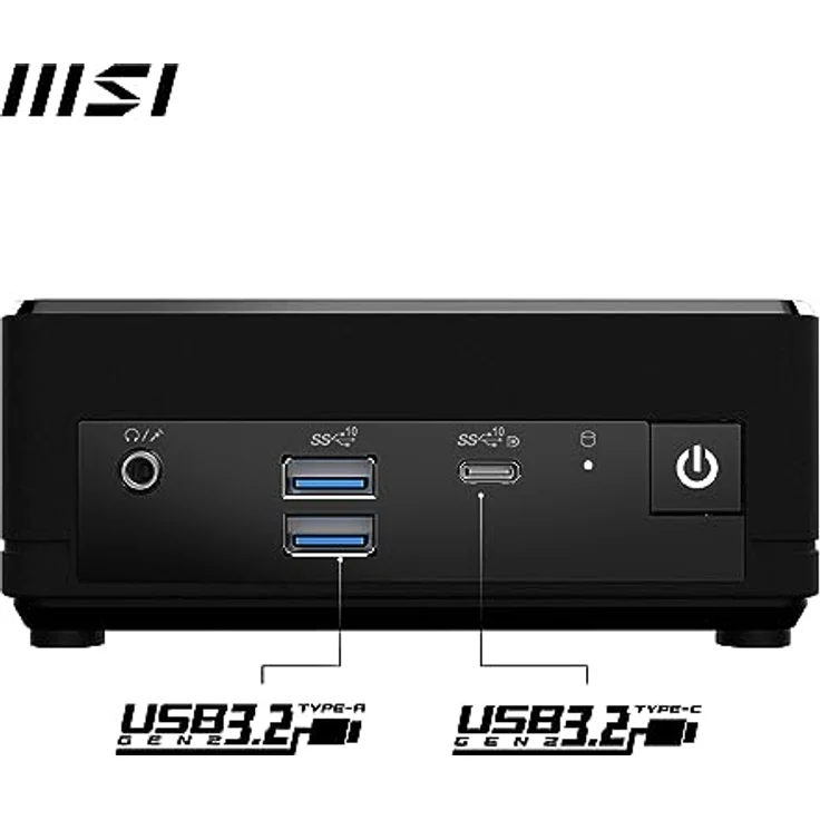 MSI Cubi N ADL-007DE N100 Mini-PC, Intel N100, 4 GB RAM, 128 GB SSD, Luftkühlung, kompakt und leise – Bild 6