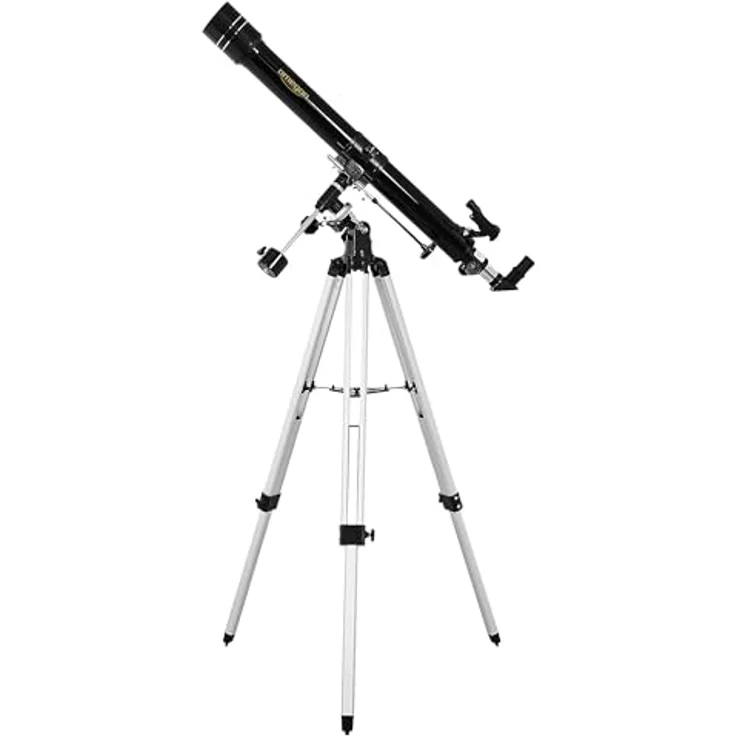 Omegon Teleskop AC 70/900 EQ-1, Einsteiger Refraktor mit 70mm Öffnung für klare Nachthimmel-Beobachtungen – Bild 4
