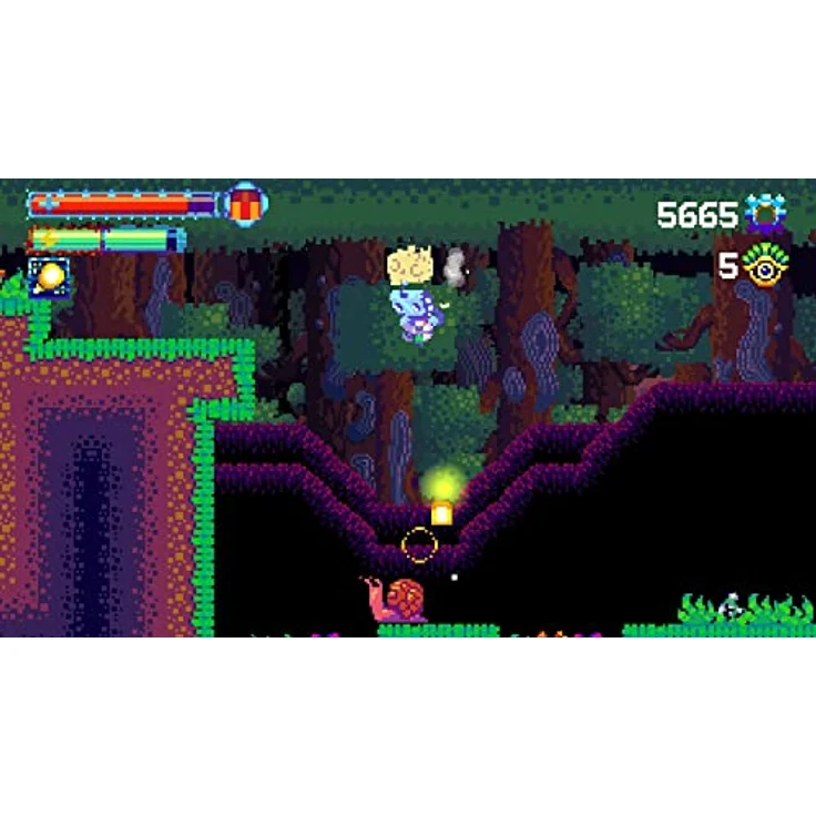 Red Art Games Omegabot, Nintendo Switch Game mit enger Plattform-Aktion, metallischen Wäldern und robotischen Horden – Bild 3