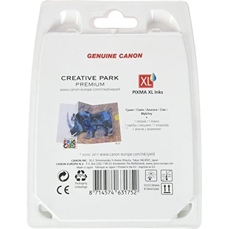 Canon CLI-571 CXL / 0332 C 004 Tintenpatrone cyan original – Bild 3