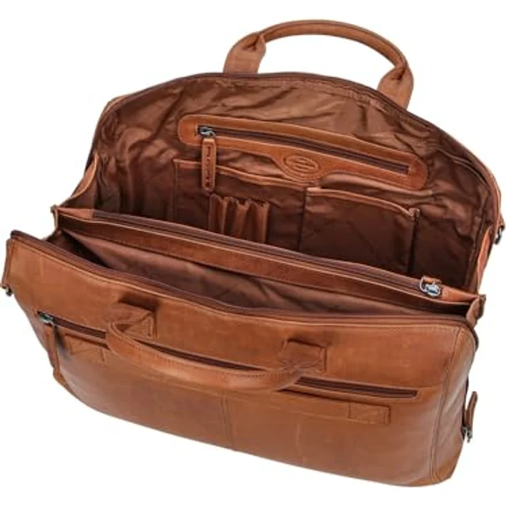 The Chesterfield Brand Levanto Aktentasche Leder 40 cm Laptopfach (17"), Braun – Bild 4