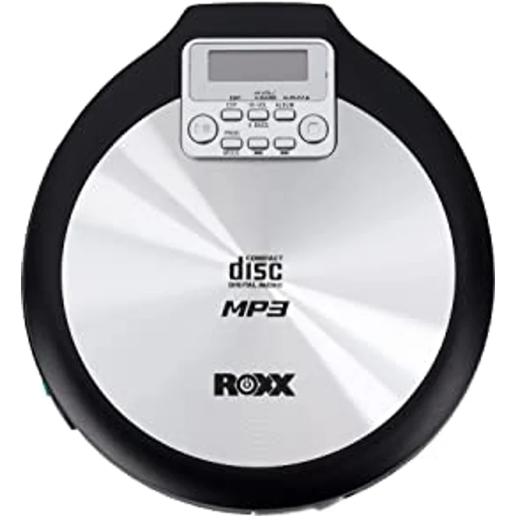 Portabler CD-Player ROXX PCD 600, tragbarer MP3 CD-Player mit Anti-Schock PCD 600 inklusive Netzteil, schwarz-silber – Bild 6