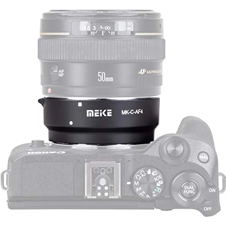 AF Autofokus Adapter EF/EF-S Canon Objektive an Canon EOS M Kamera von Meike – Bild 6