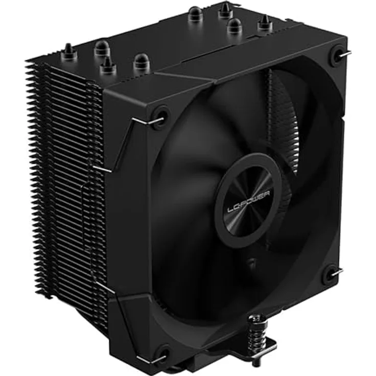 LC-Power LC-CC-120-W4, CPU-Kühler mit aktiver Kühlung, 150 mm, Schwarz, kompatibel mit LGA und AM4