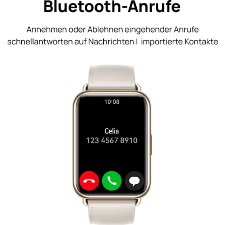 HUAWEI WATCH FIT 2 SmartWATCH, 1,74''HUAWEI FullView-Display,Bluetooth-Anrufe, Gesundheitsmanagement,Lange Akkulaufzeit,Animierte Quick-Workouts, SpO2-Erfassung,Deutsche Version,Black – Bild 4