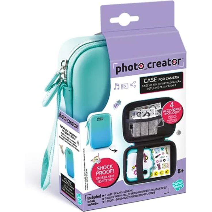 Canal Toys Studio Creator, Kameratasche für Sofortbildkamera, schützend, kompakt, Blau – Bild 3