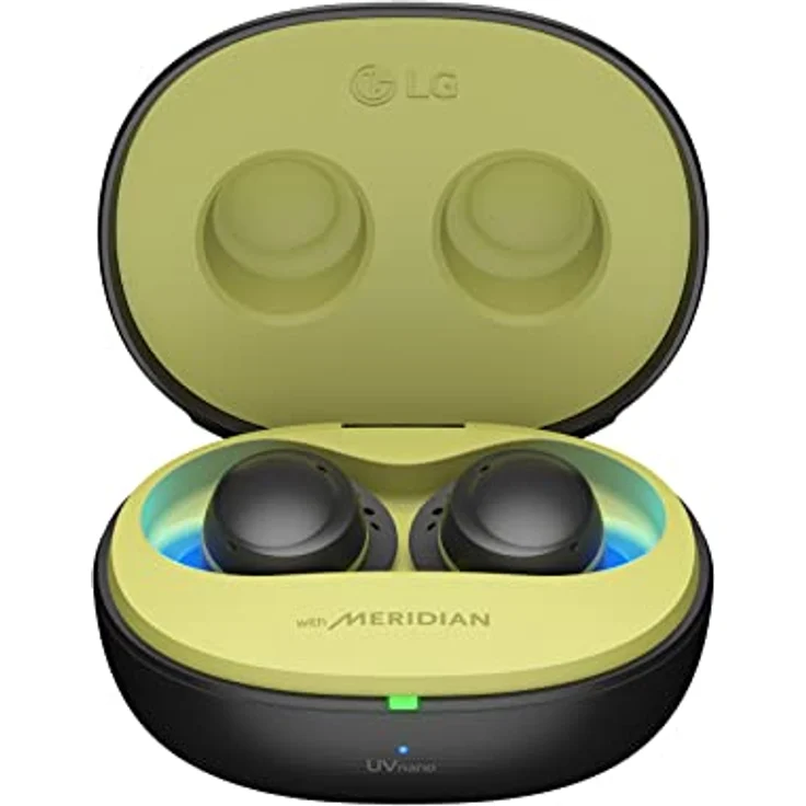 LG TONE Free Fit DTF7Q In-Ear Bluetooth Kopfhörer mit MERIDIAN-Technologie, ANC (Active Noise Cancellation) & UVnano+, Schwarz – Bild 1