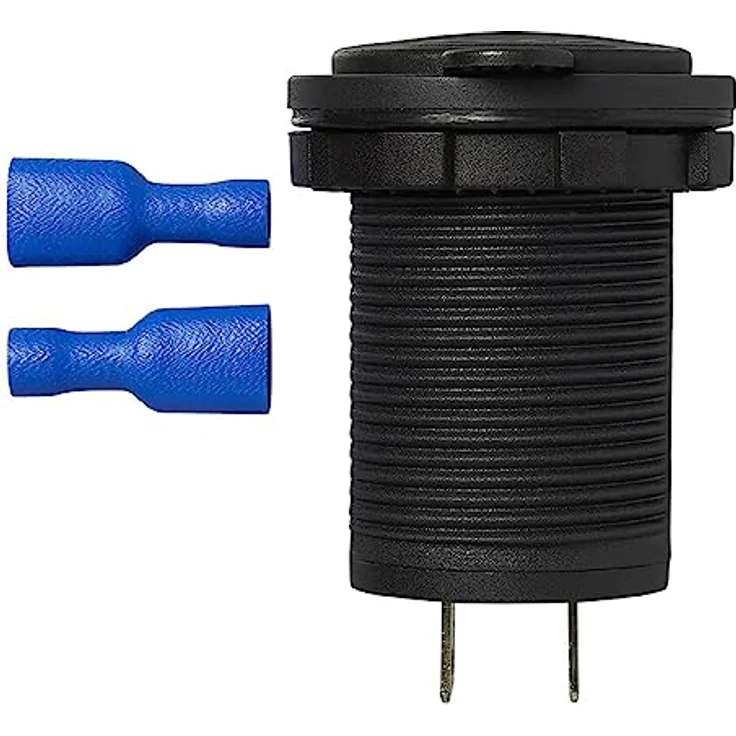 ProPlus USB A Doppelsteckdose 12V 24V, Einbau Ladegerät mit 2×2100 mA, Ø51,2 mm LED Kappe für PKW, LKW, Boot und Wohnmobil – Bild 4