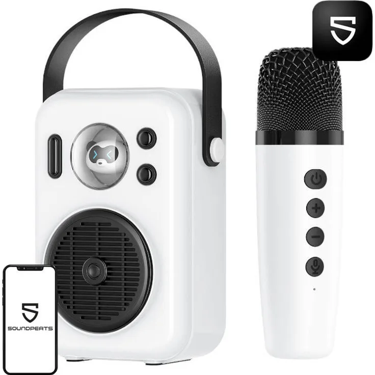 SoundPEATS Kabelloser Bluetooth-Lautsprecher Hi-sing (weiß)