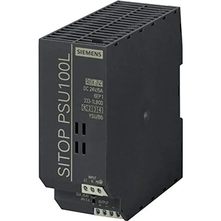 Siemens SITOP PSU100L Hutschienen-Netzteil 24 V/DC 5 A, 120 W, 1 Ausgang, 1-phasiger Weitbereichseingang