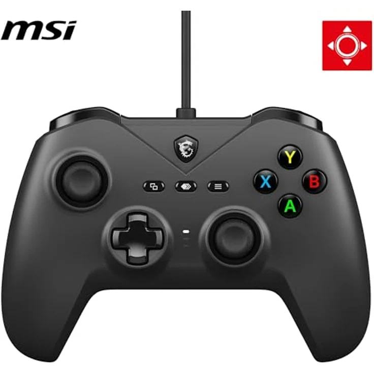 MSI FORCE GC200, Gaming Controller für Android und PC mit Hall-Effekt-Trigger, analogen Sticks und vibrationsfeedback, Schwarz – Bild 2