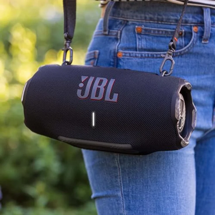 JBL Xtreme 4 Bluetooth Lautsprecher, Blau, Wasserfest mit 24 Stunden Akkulaufzeit und KI-Sound-Boost – Bild 8