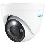 Reolink 4K Security IP Camera with Color Night Vision P434 Dome 8 MP 2.8-8mm/F1.6 IP66 H.265 MicroSD, max. 2 (3840 x 2160 Pixels), Überwachungskamera, Weiss