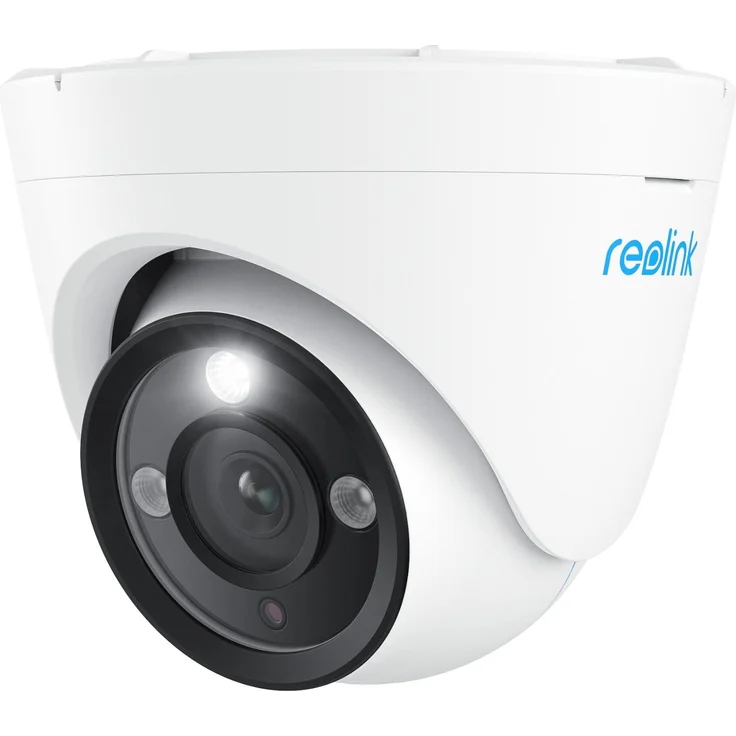 Reolink 4K Security IP Camera with Color Night Vision P434 Dome 8 MP 2.8-8mm/F1.6 IP66 H.265 MicroSD, max. 2 (3840 x 2160 Pixels), Überwachungskamera, Weiss – Bild 1