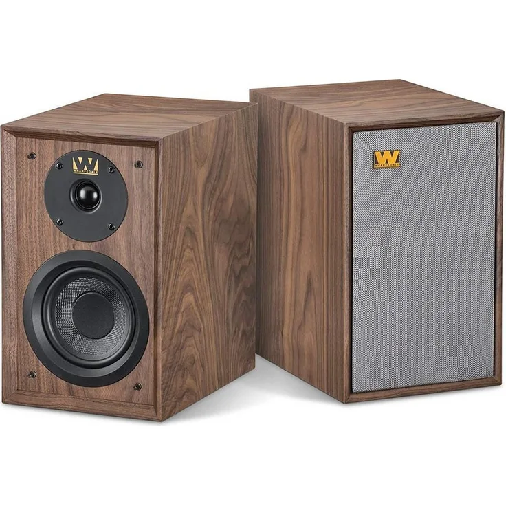 WHARFEDALE Denton 80th Anniversary, 2-Wege Regal-Lautsprecher im Walnussfurnier mit Kevlar-Tieftöner und Textilkalotten-Hochtöner