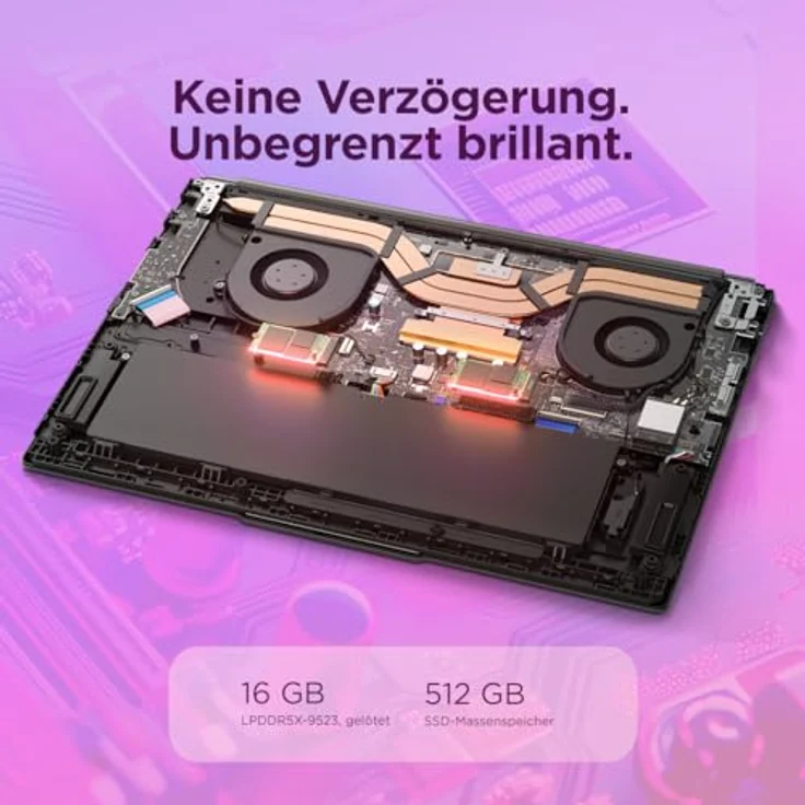 Lenovo IdeaPad 5 2-in-1 14Q8Y11, Copilot+ PC mit 14" OLED Touchscreen, Qualcomm Snapdragon X2 Plus, 16 GB RAM, 512 GB SSD, Luna Gray, Deutsch – Bild 10