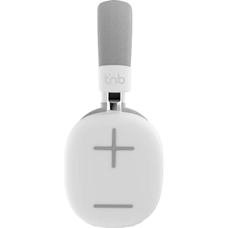 T'nB Bounce Max, Bluetooth Over-Ear Kopfhörer mit 50 Stunden Akku, integriertes Mikrofon und passive Geräuschunterdrückung - Weiß – Bild 5