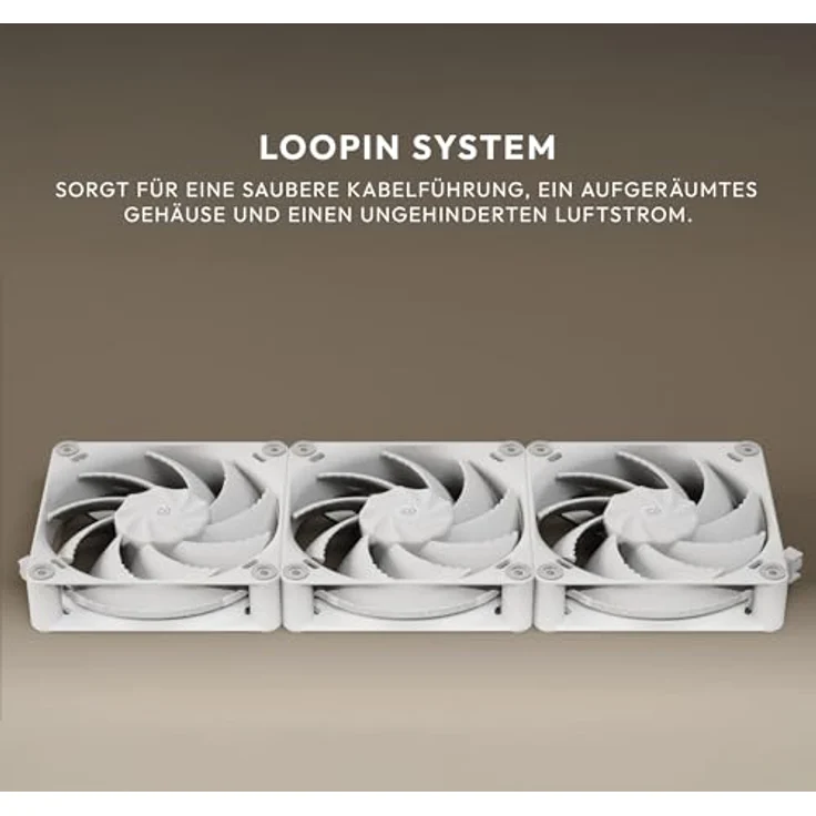 Havn H12 PWM Lüfter, 3er Pack, 120mm, effizient und leise, weiss – Bild 6