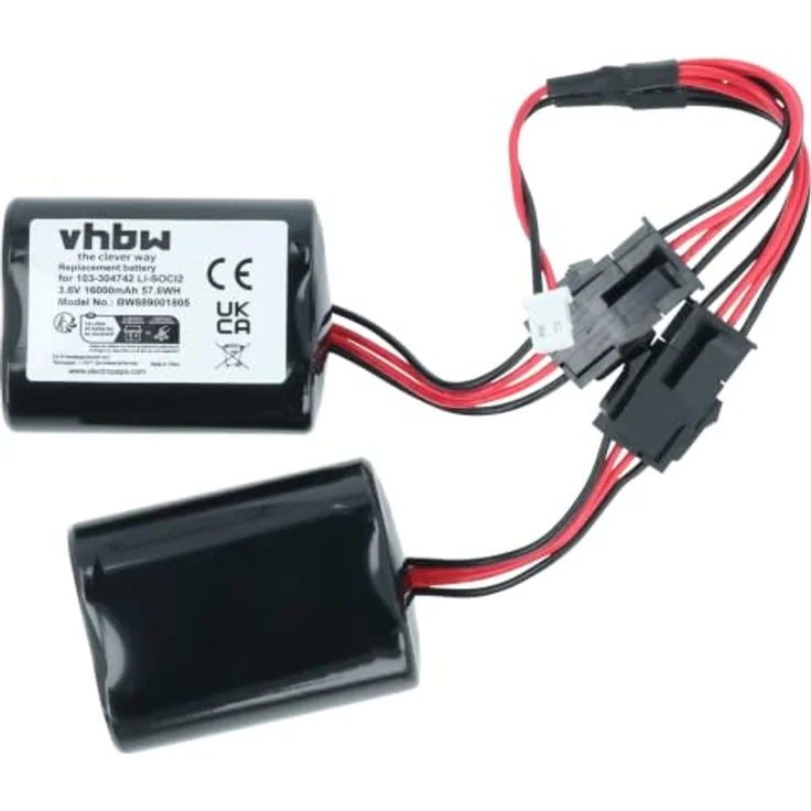 vhbw Batterie Ersatz für Fanso 103-304742, 16000 mAh, 3,6 Volt, nicht wiederaufladbar für Alarmanlage – Bild 3