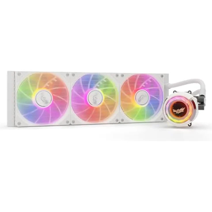 Valkyrie Jarn ARGB (360mm, White) Wasserkühlung mit hochwertigem Material und flexibler Gestaltung – Bild 4