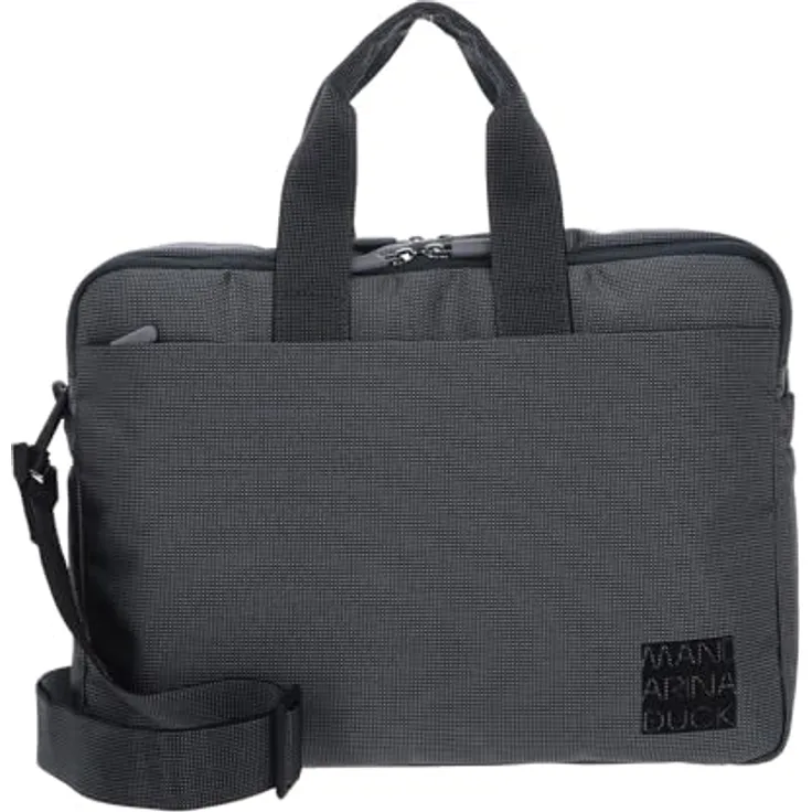 Mandarina Duck District Aktentasche 38.5 cm, Laptopfach, strapazierfähiges Polyester, grau, für Herren