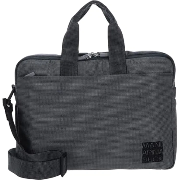Mandarina Duck District Aktentasche 38.5 cm, Laptopfach, strapazierfähiges Polyester, grau, für Herren – Bild 1