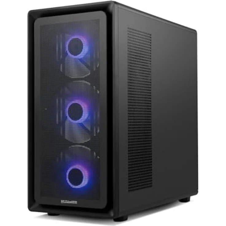 NOX Hummer AERO Semitower, Hyperflow ARGB in Schwarz, mit Typ C, gehärtetem Glas und hervorragender Kühlungskapazität – Bild 5