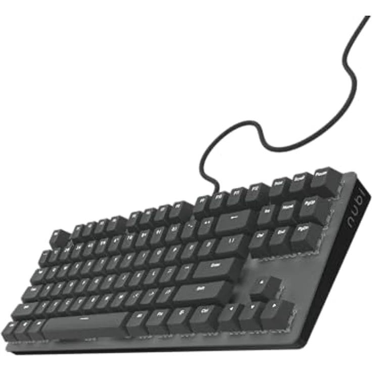 Nubi NK87 Schwarz – Mechanische Gaming-Tastatur mit G3MS Sapphire linearen Schaltern, 87 Tasten, Hot-Swap-Sockeln und RGB-Hintergrundbeleuchtung – Bild 2